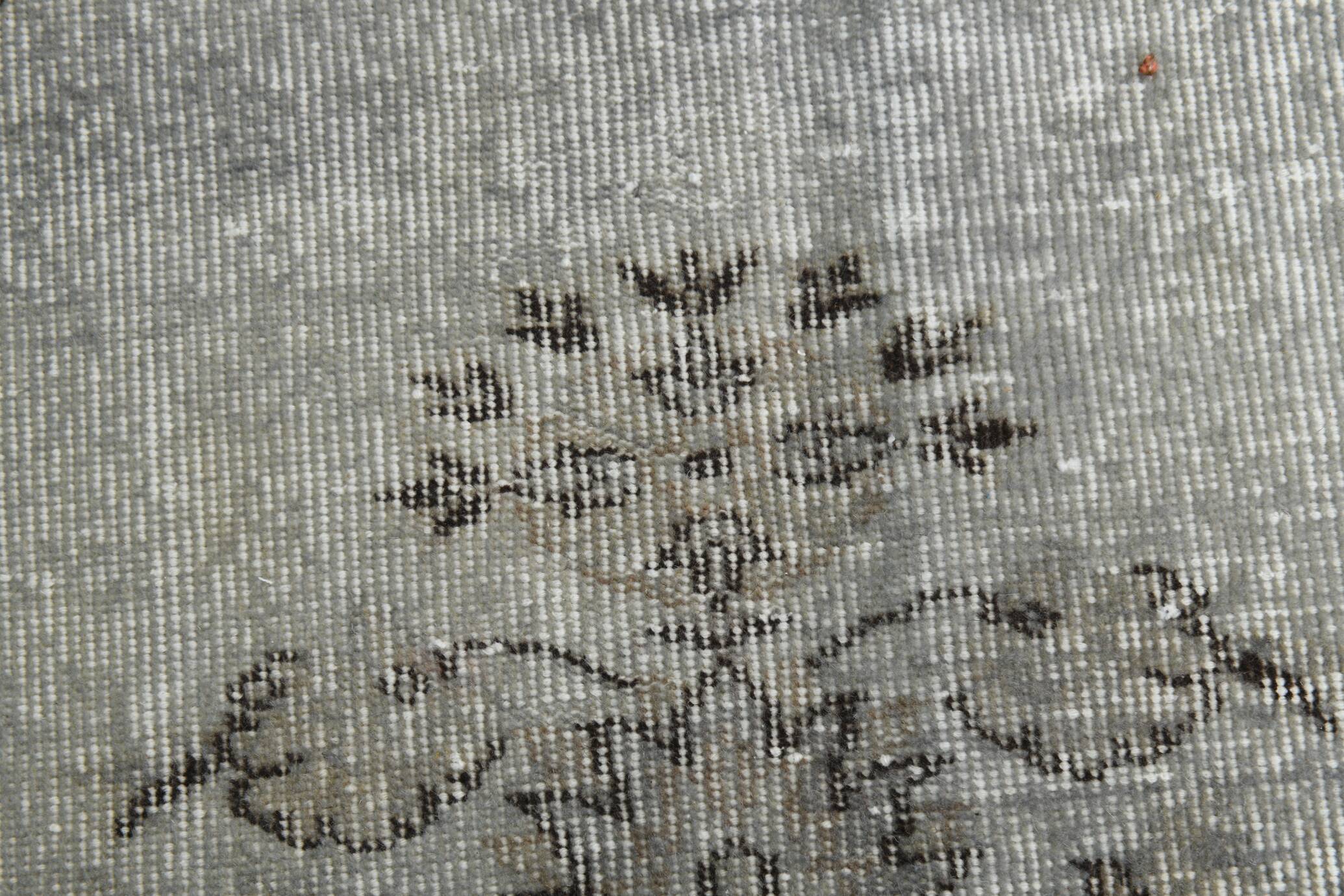 6x10 Black & Gray Oriental Style Turkish Rug, 201x301Cm