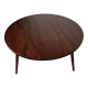 vintage coffee table design 1960 in rosewood wood 60s 70s