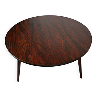 vintage coffee table design 1960 in rosewood wood 60s 70s