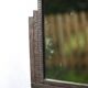 Hammered wrought iron mirror, antique wall mirror, rectangular mirror, Art Deco mirror, interior decoration