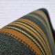 1970s, Danish armchair, green furniture wool, solid oak wood.