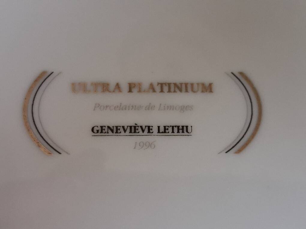 Large breakfast cup Design 1996 Ultra Platinum-silver
