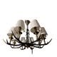 lustrous golden bronze deer antler style