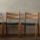 Vintage Danish Dining Chairs Model 84 Oak Niels O. Møller, 1960s, Set of 4