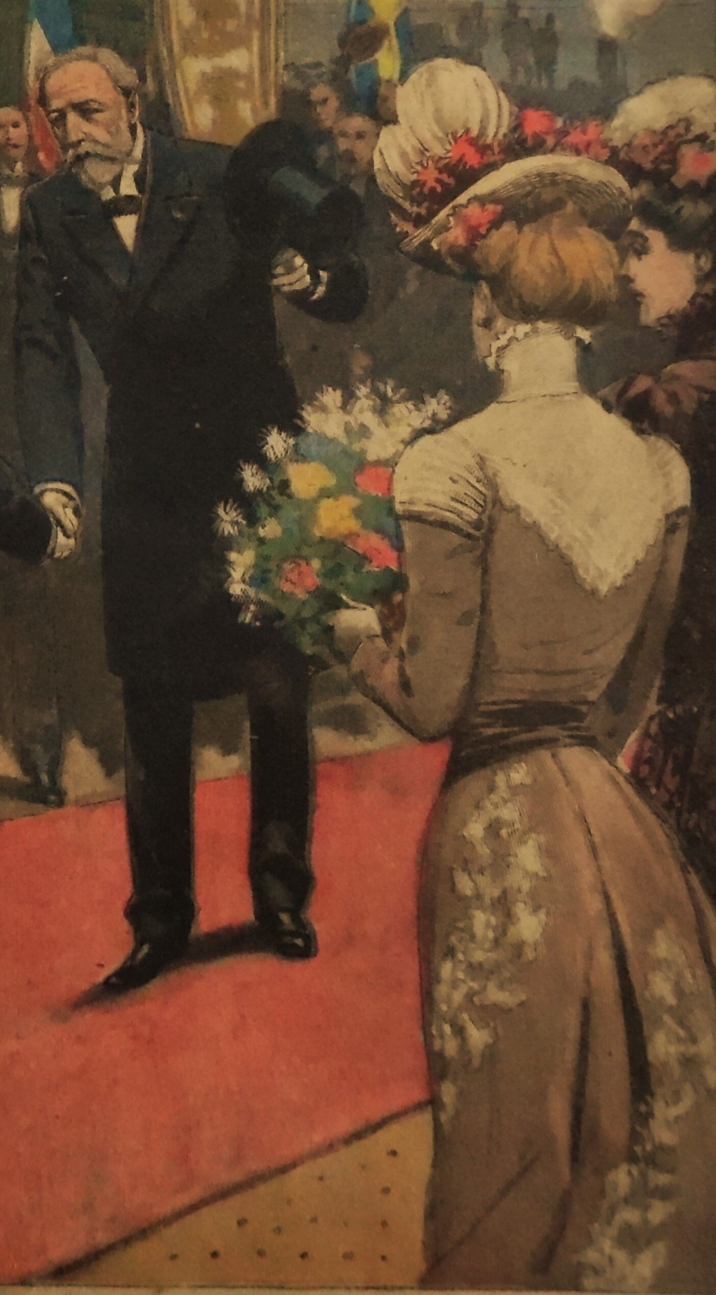 Le Roi de Suède à Paris en 1900