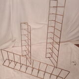 Vintage brass shelves