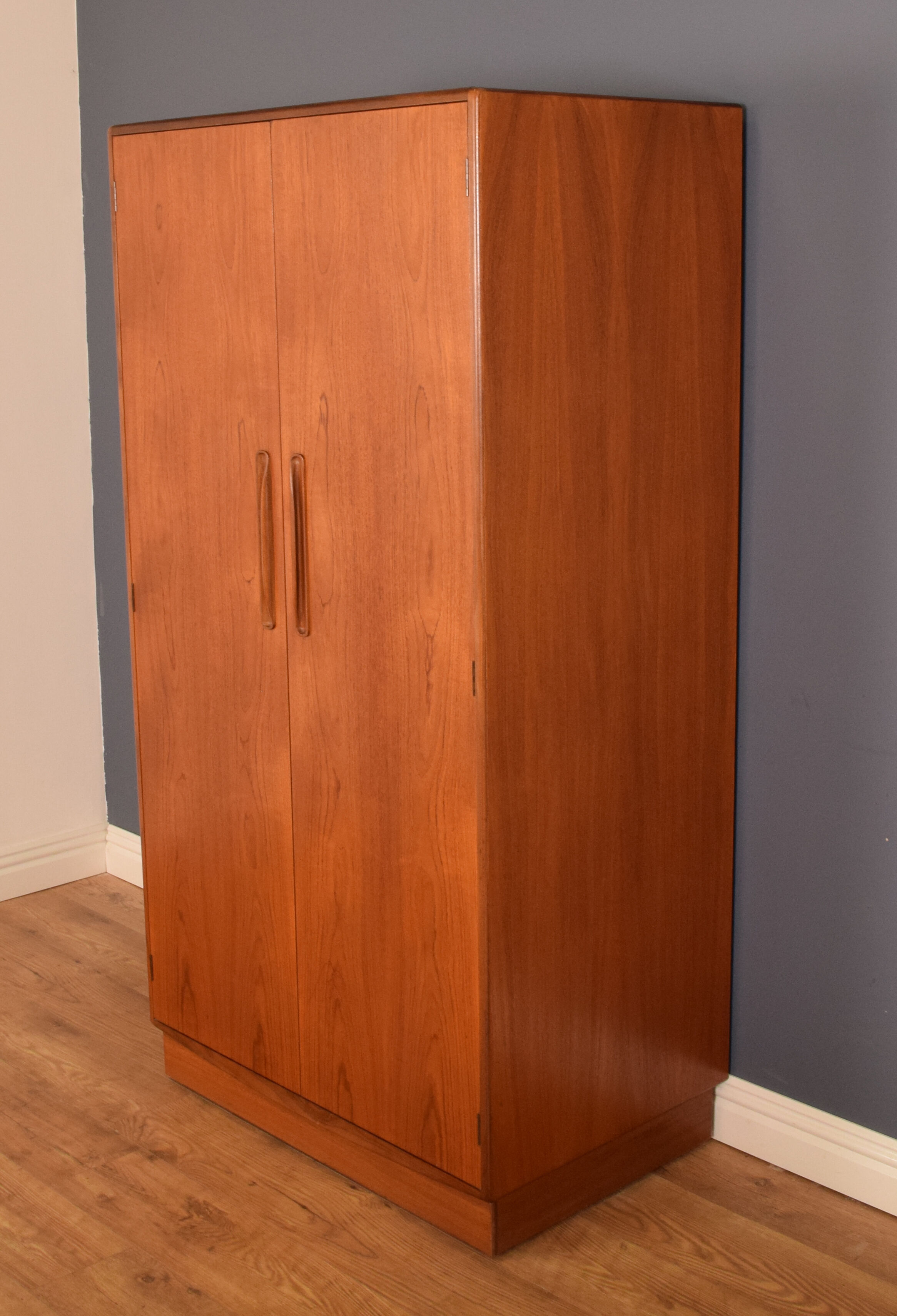 Retro Teak 1960s G Plan Fresco Wardrobe By Victor Wilkins