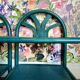 Pair of painted wooden bedside tables - circa 1970.
