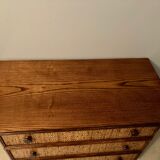 Dresser in rattan, designer Maugrion