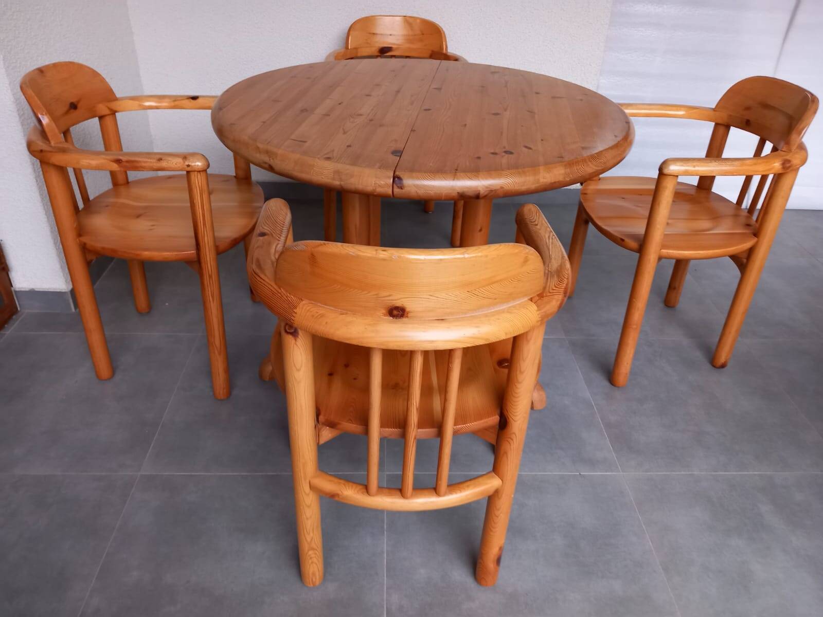 Table and chairs Denmark 1980s