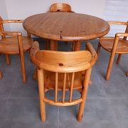 Table and chairs Denmark 1980s