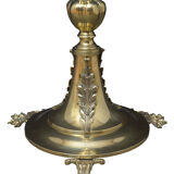 Elegant Edwardian Brass Standard Lamp