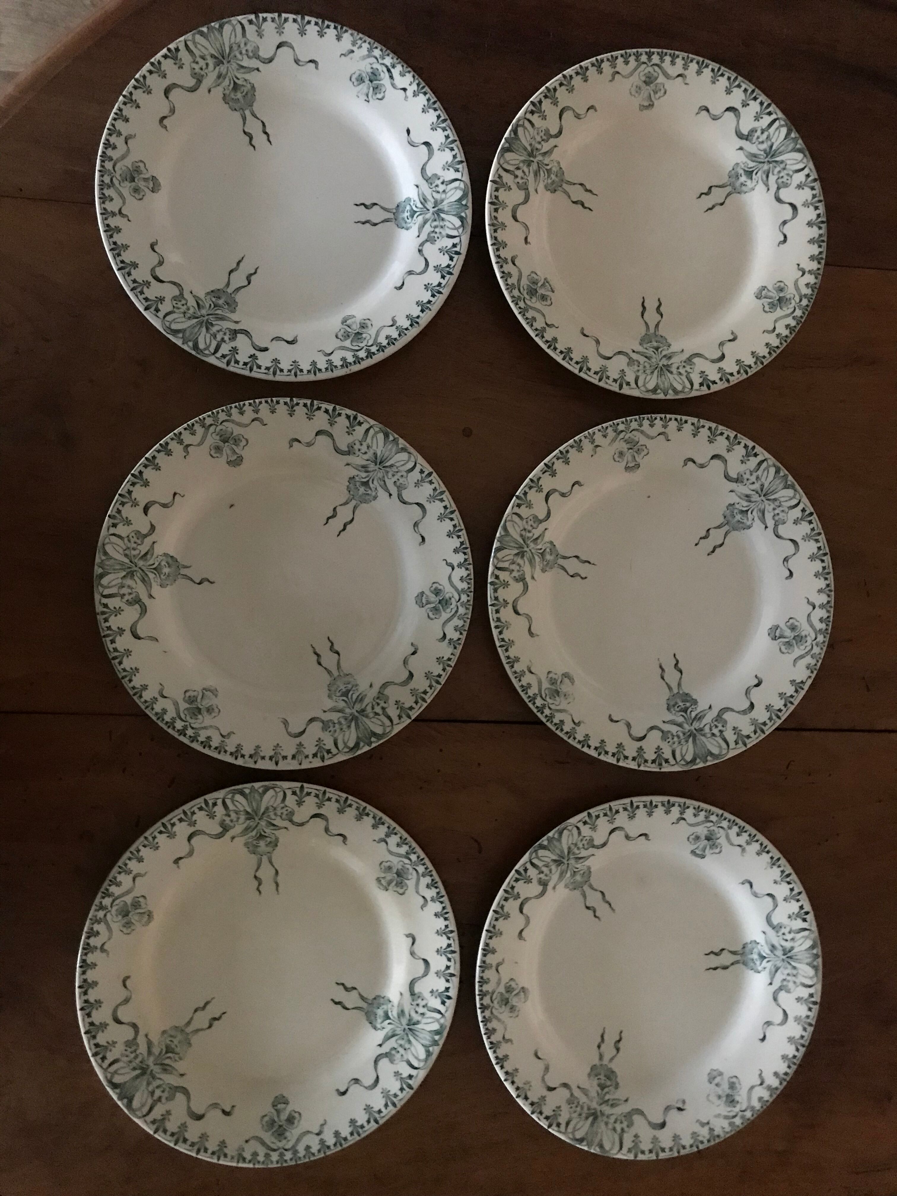 Porcelain plates from Gien "Venice"