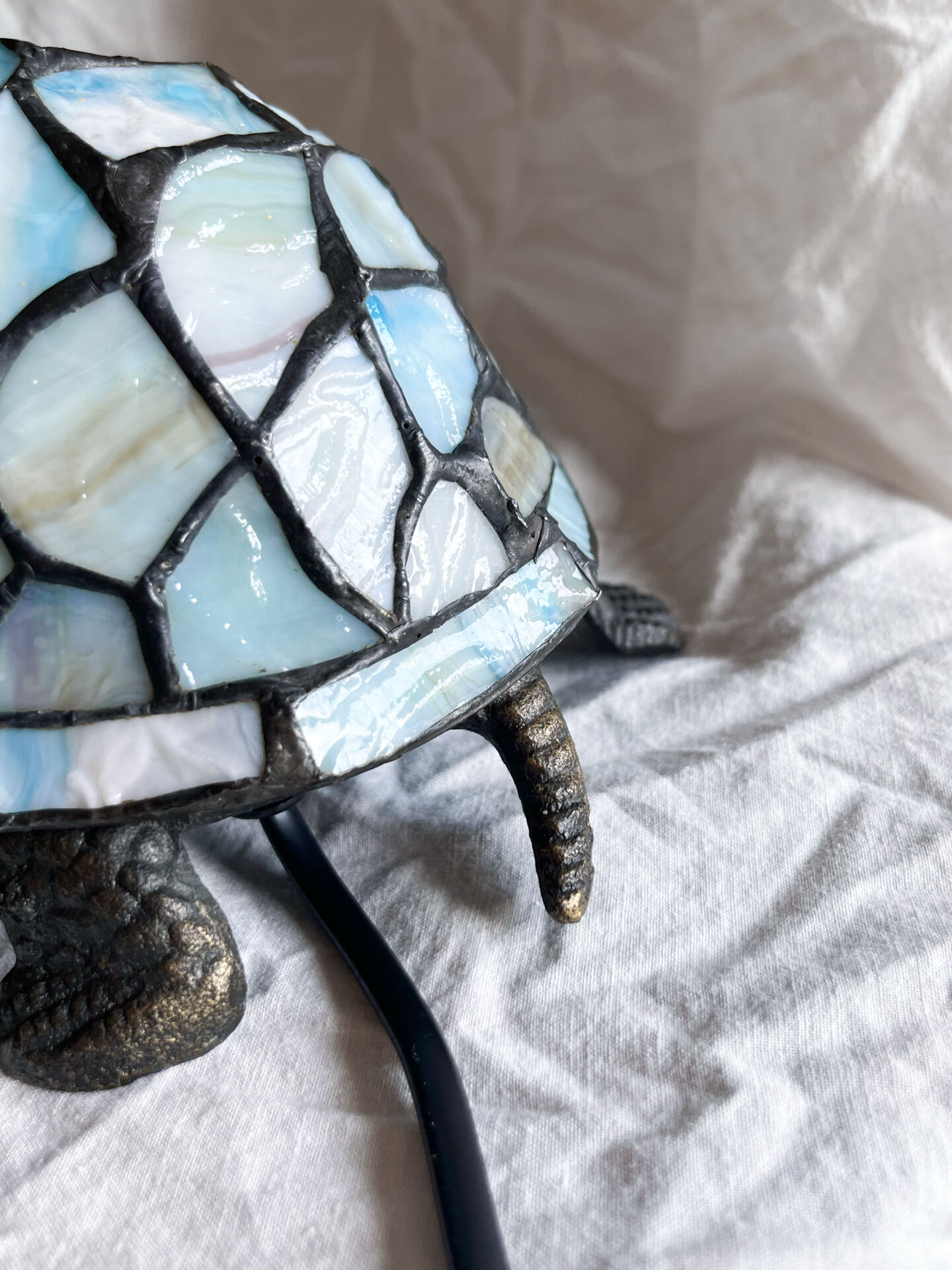 vintage turtle lamp in Tiffany style
