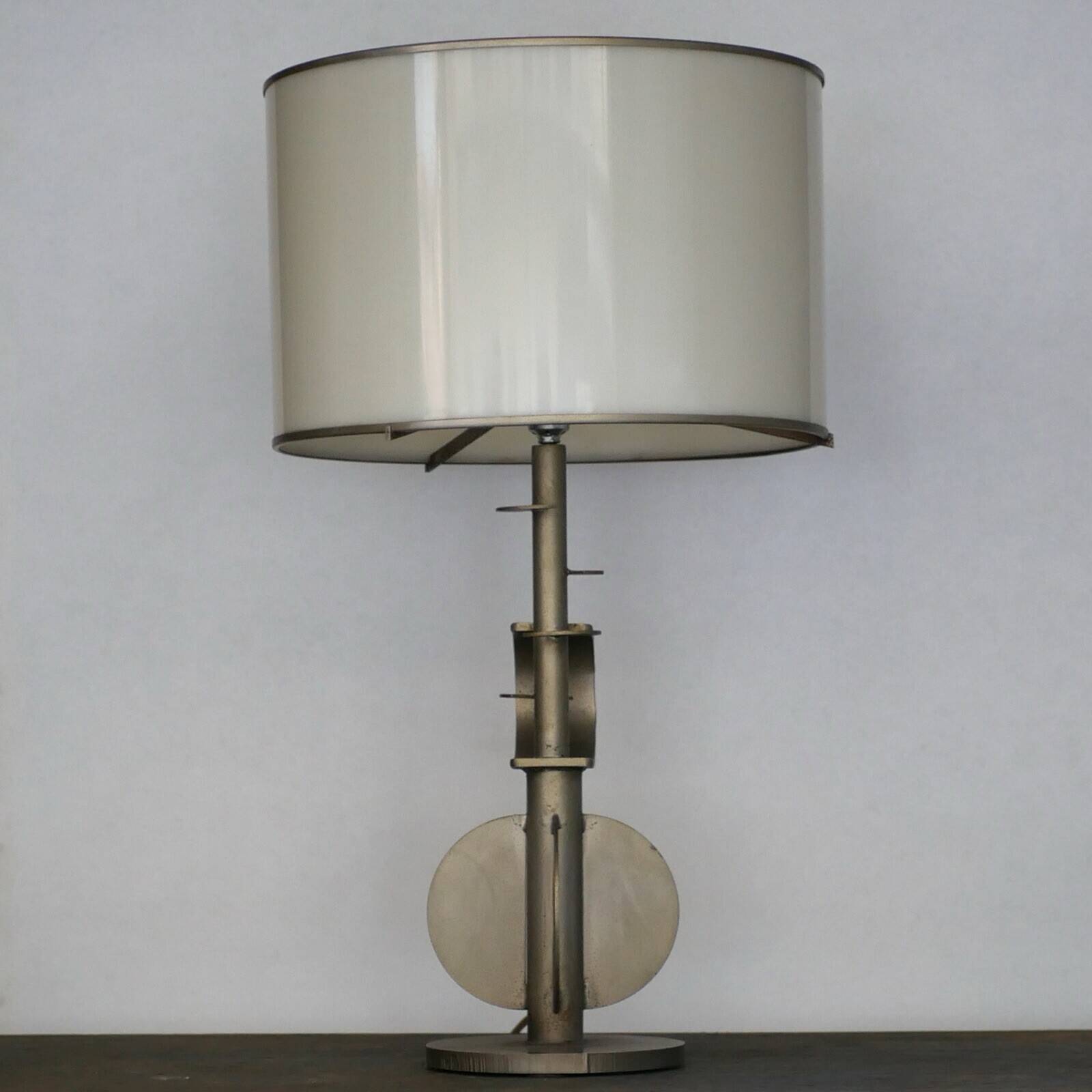 Brutalist table lamp - Designer Vit Kellj from the 70s - Italian - rare