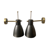 Lot 2 old industrial wall lamps