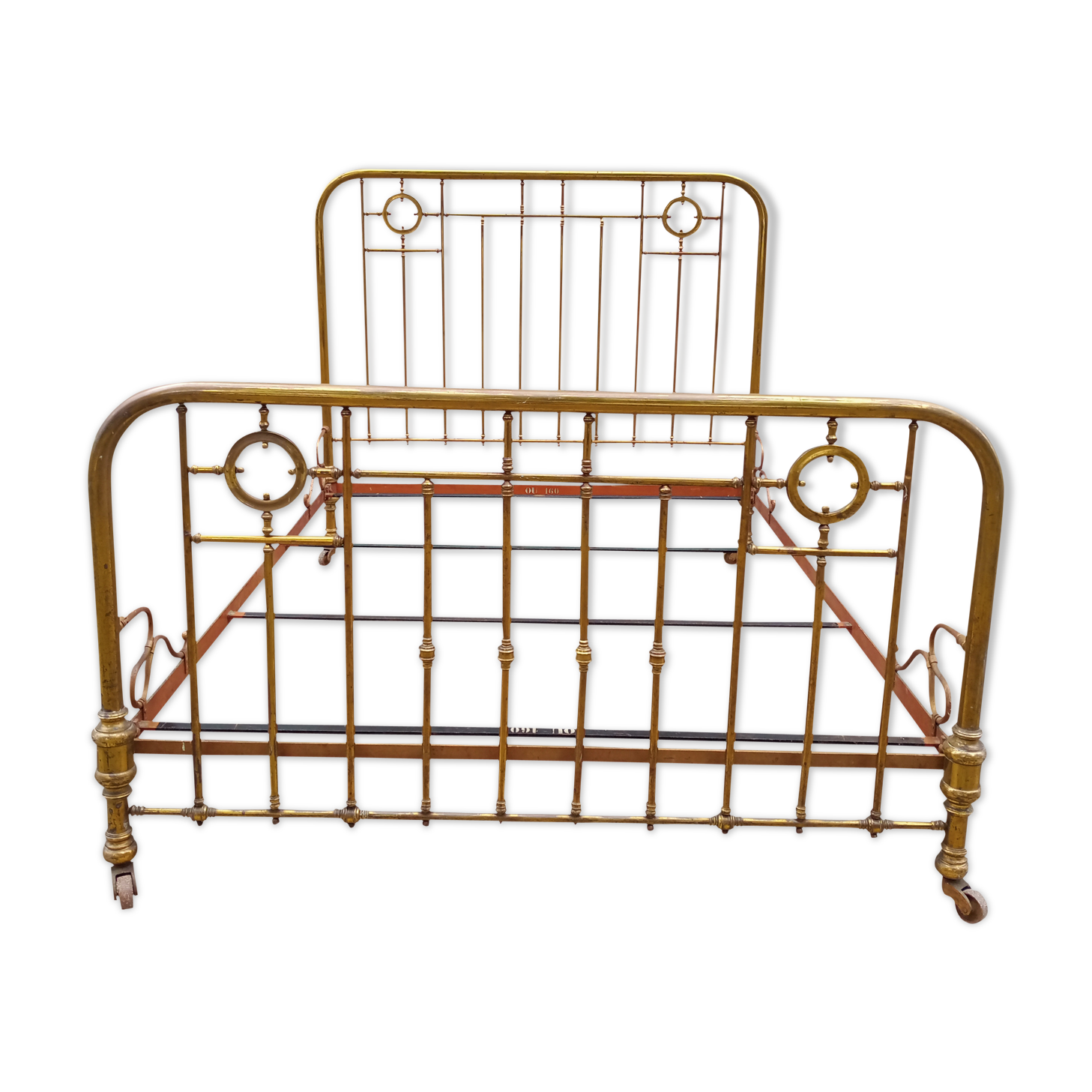 Brass bed