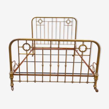 Brass bed