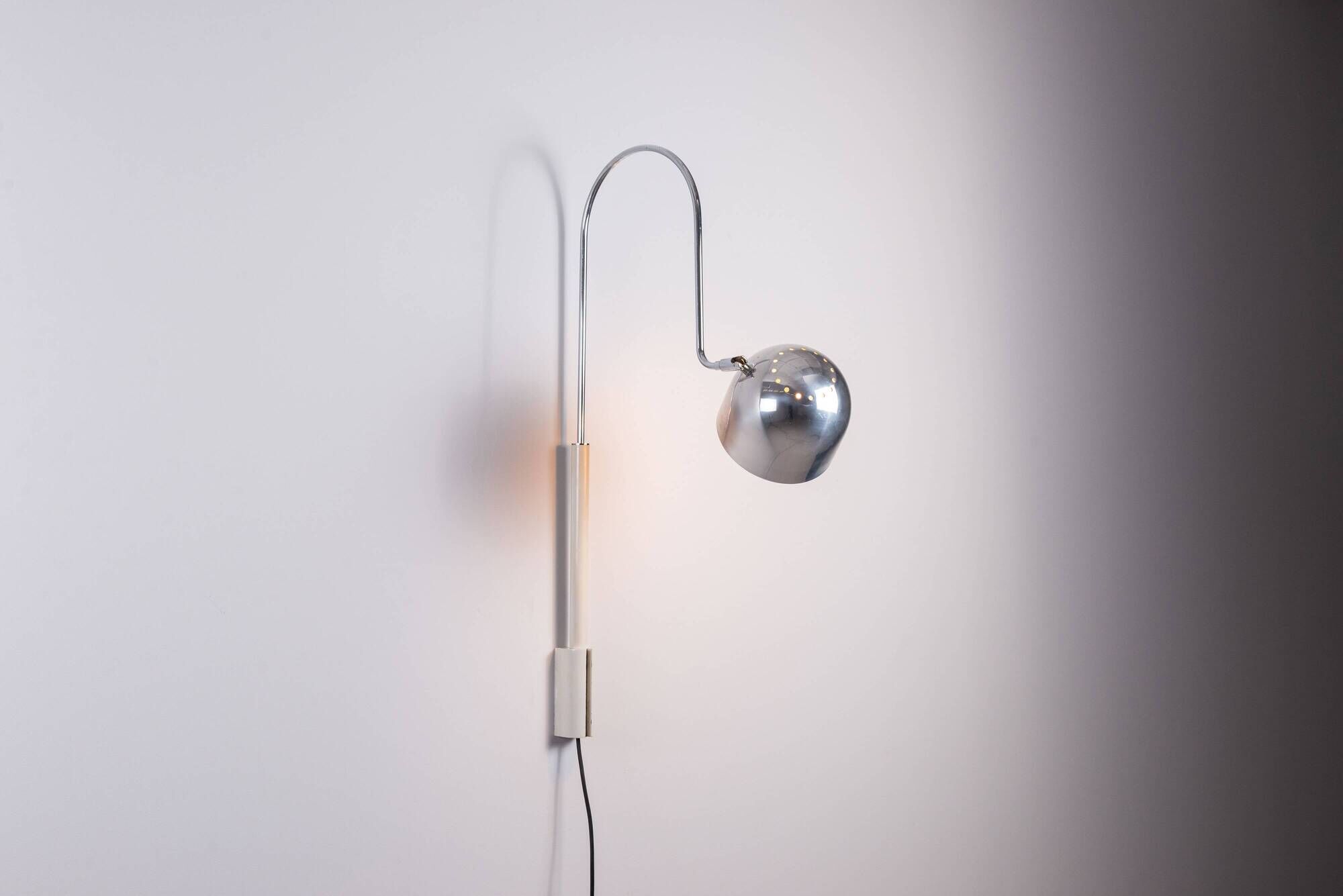 Danilo & Corrado Aroldi adjustable wall lamp by Stilnovo