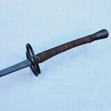 Vintage French Fencing Mask and 3 Swords (Sabre, Sabre or Foil) by L. Carré París