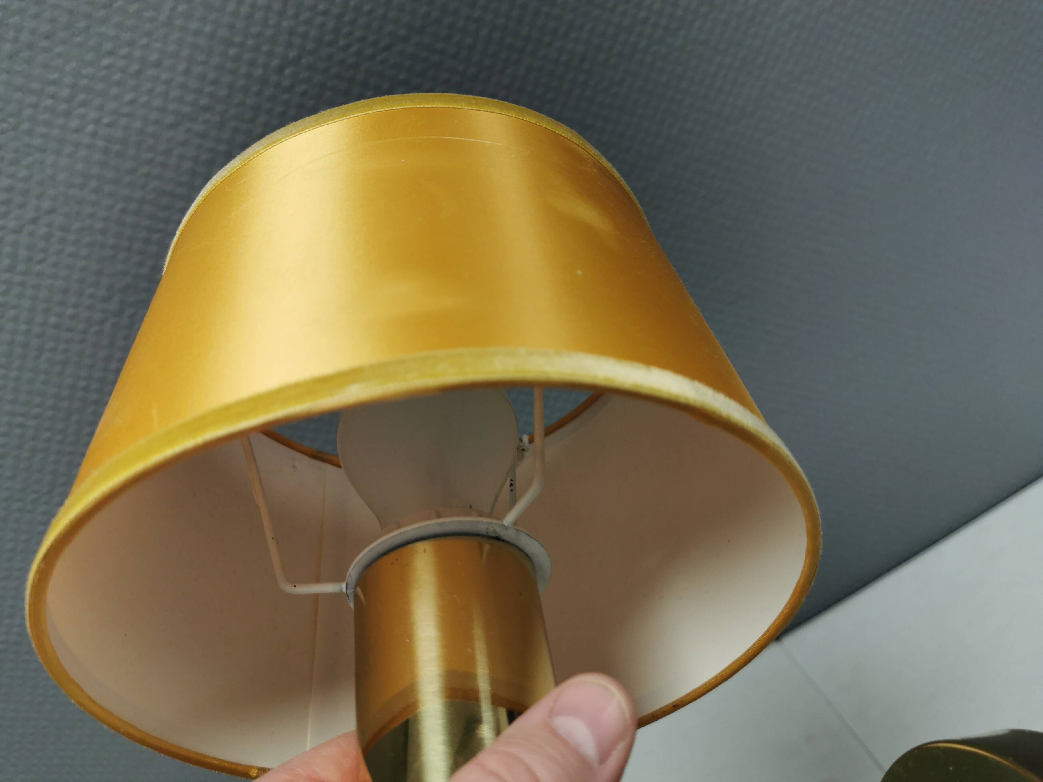 Stylish wall lamp in brass from MS lightning Denmark 1970-80s