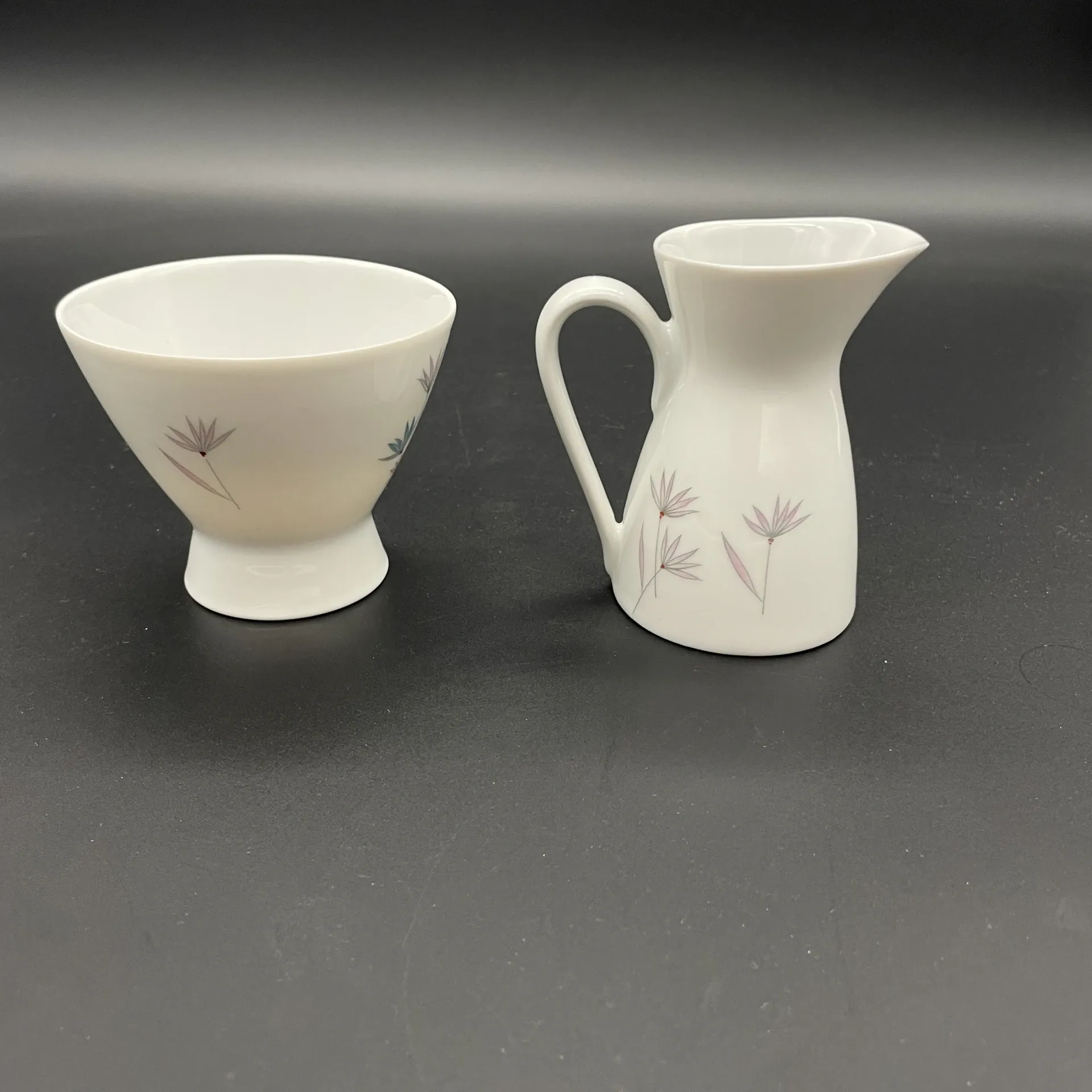Rosenthal Form 2000 Flower Play – Milk jug and sugar bowl – Design Raymo