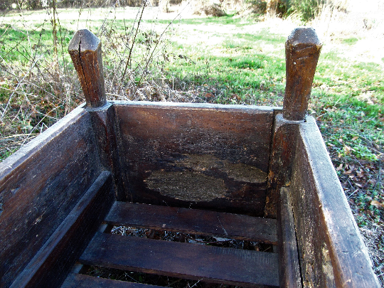 Berceau balançant fait main, 1800