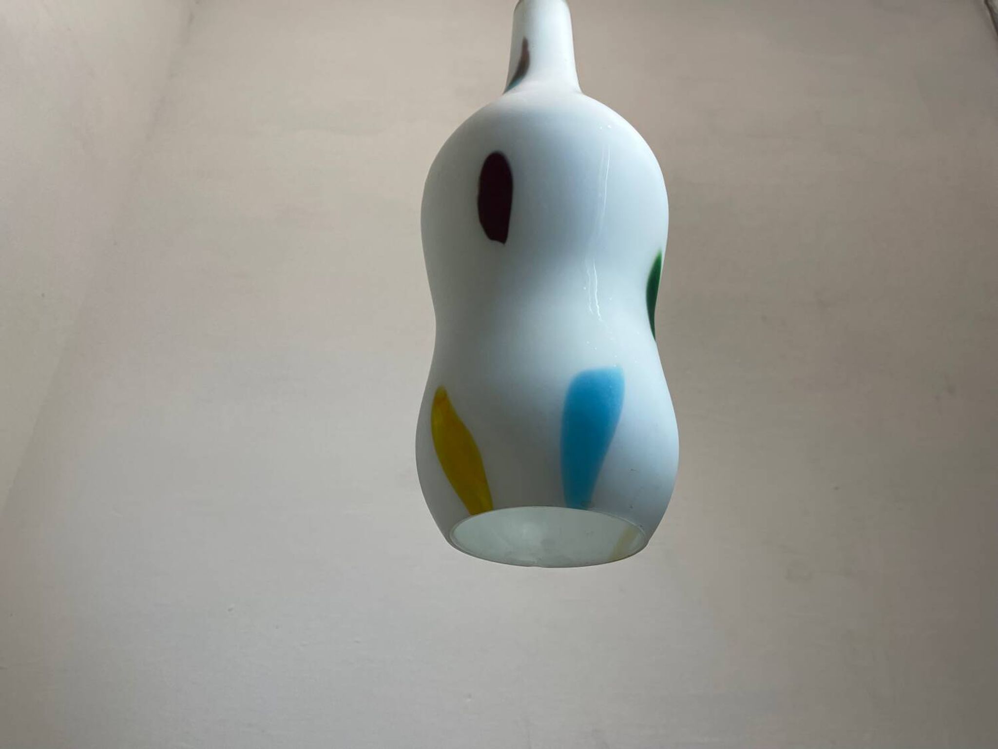 Lot de 2 suspensions en verre de Murano par De Mayo