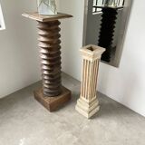 Wooden pedestal column 1900