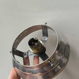 Vintage ceiling light with Globe lamp in white opaline glass