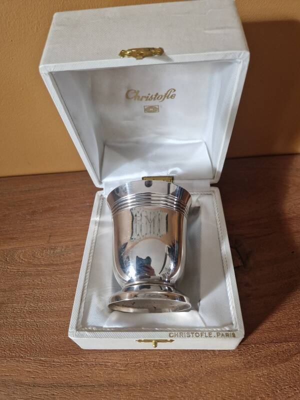 Master Silversmith: Gallia for Christofle - Silver-plated metal cup