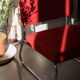 Vintage red armchair