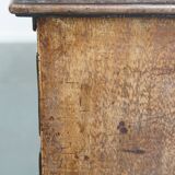 Antique 18th-Century English Chest of Drawers with Brushing Slide
