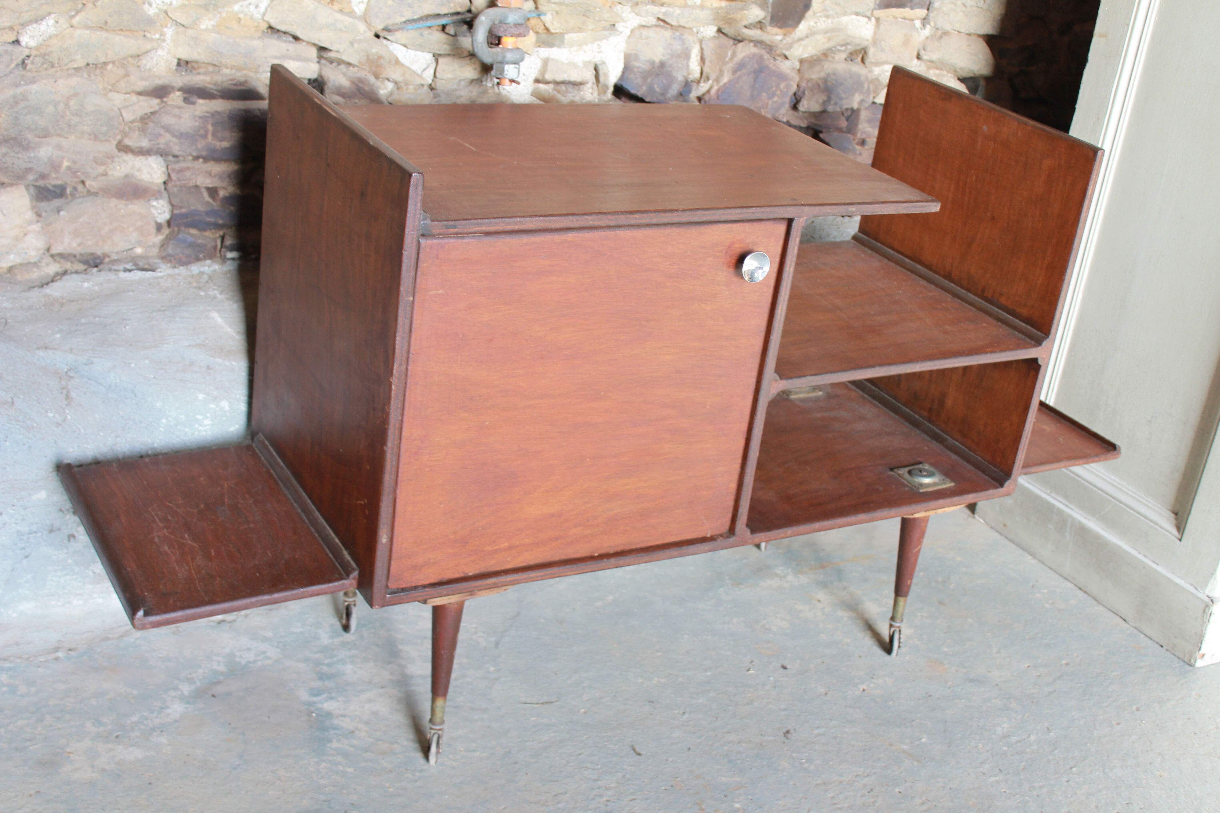 Meuble d'appoint bois vintage
