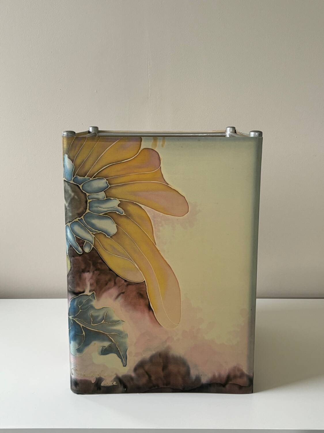 Vintage silk lampshade