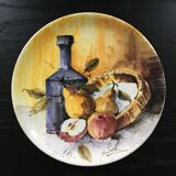 Plat décor nature morte