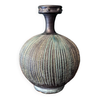 Vase / bouteille japonais en céramique