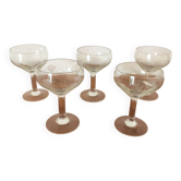 Antique glass service.