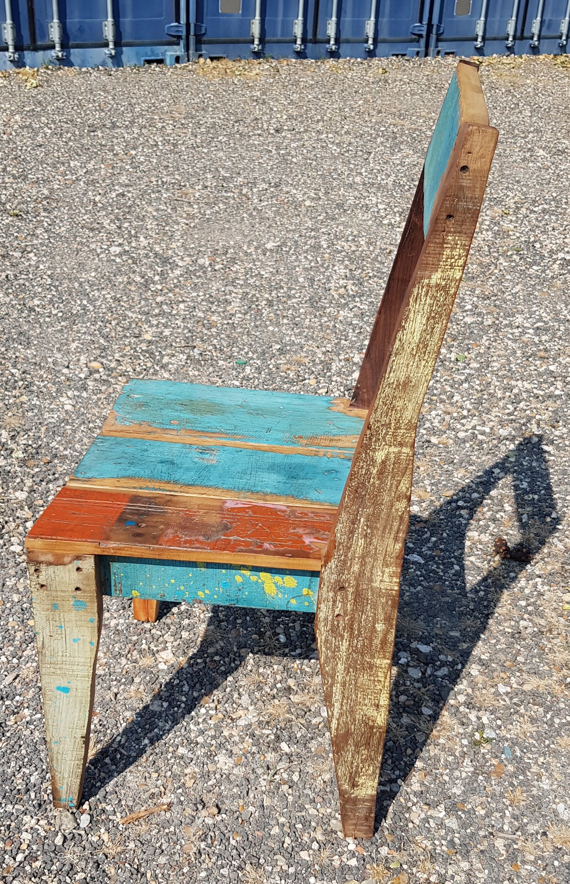 Teak table with 6 chairs