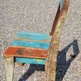 Teak table with 6 chairs