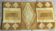 Psychedelic rectangular rug with geometric shapes - vintage 1960s