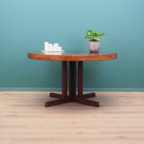 Table en palissandre, années 1970, design danois, designer: Johannes Andersen, production: Hans Bech