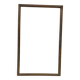 Wooden frame carved in beads, glazed, gray cardboard back and irzft paper