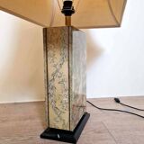 Luxurious Desk Lamp with ASIAN DECOR in lacquered wood