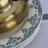 Set of 6 iron earth dessert plates