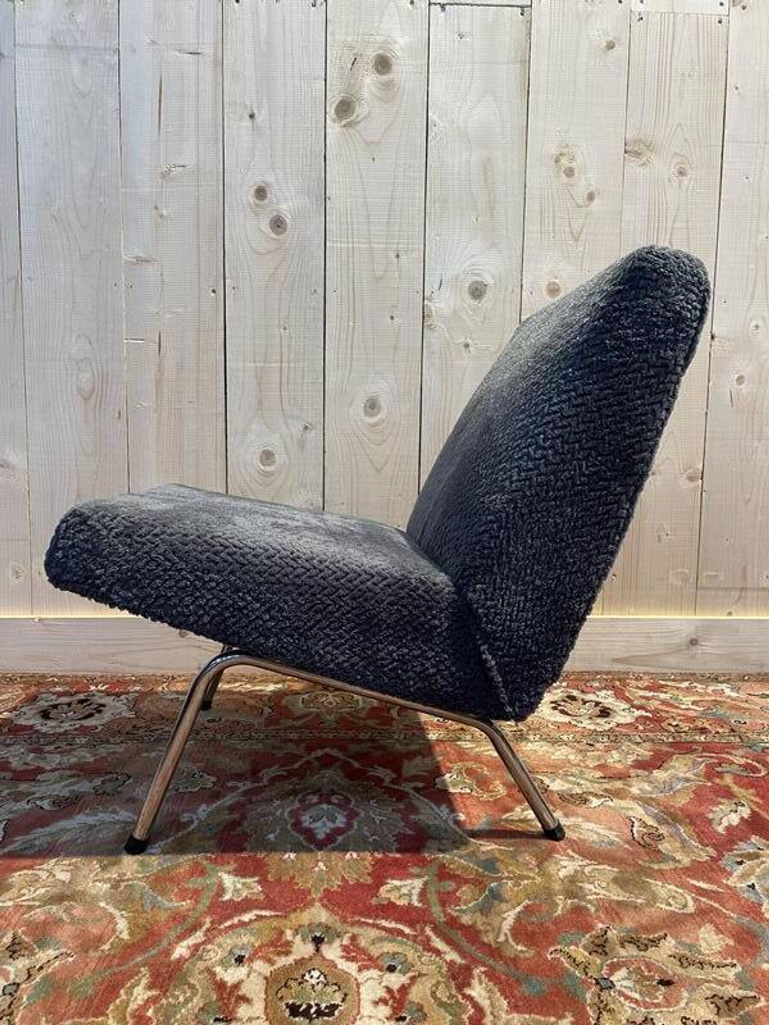 Armchair - 743 Joseph André Motte fireside chair for Steiner