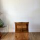 Bedside table in beech wood art deco 30s