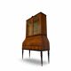 Secretary credenza in marquetry in the Italian Louis XV style from the mid-century, 1960.