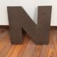 Uppercase sign letter N