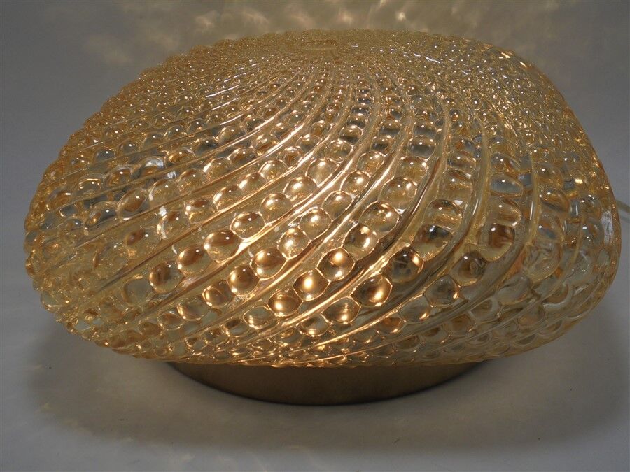 Gold glass ceiling lamp